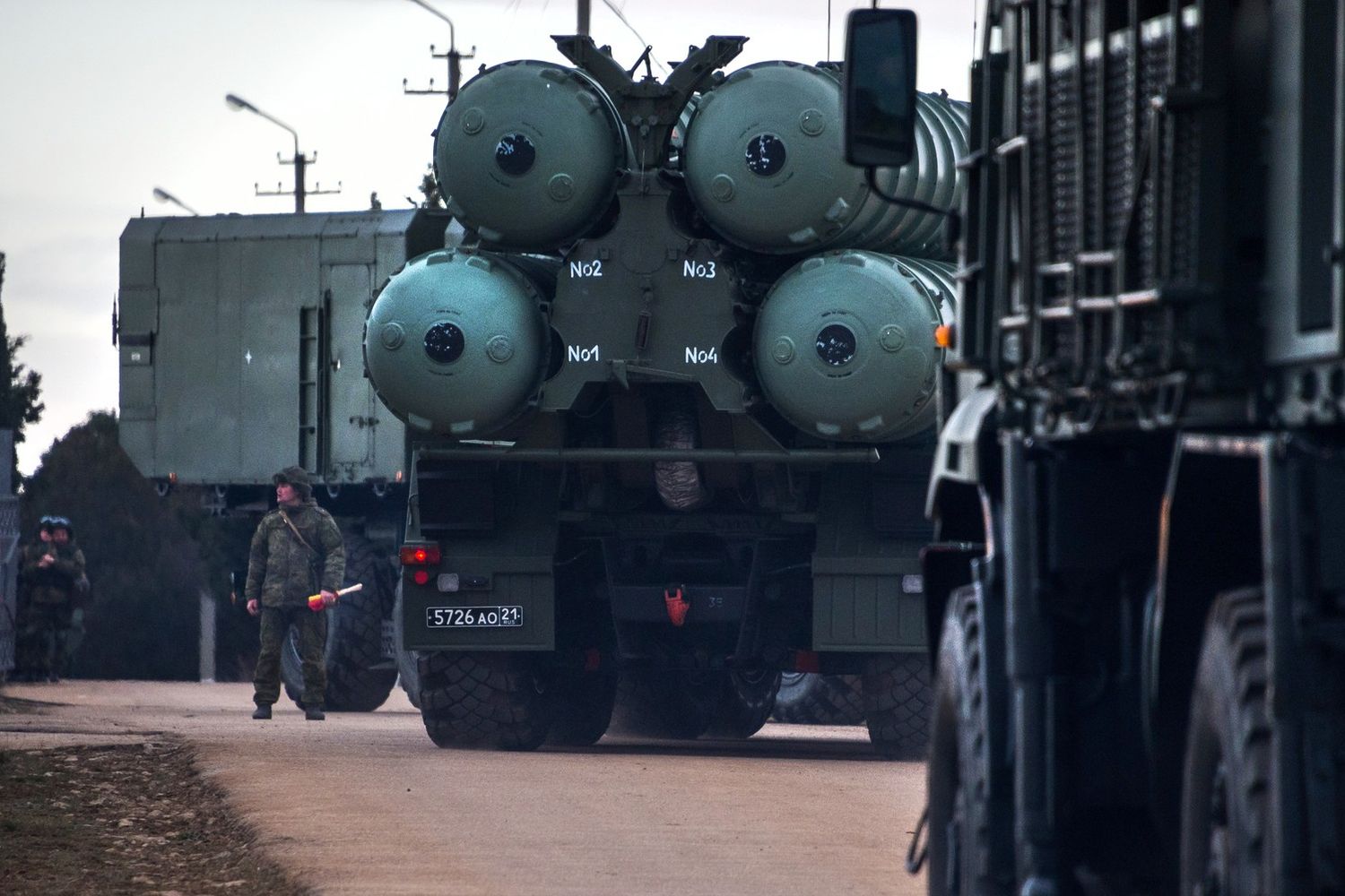 &nbsp;Alcuni missili dell'esercito russo