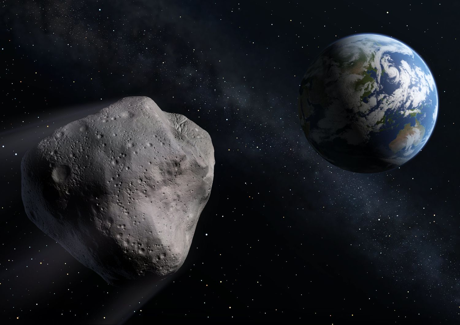 &nbsp;Un asteroide in avvicinamento alla Terra
