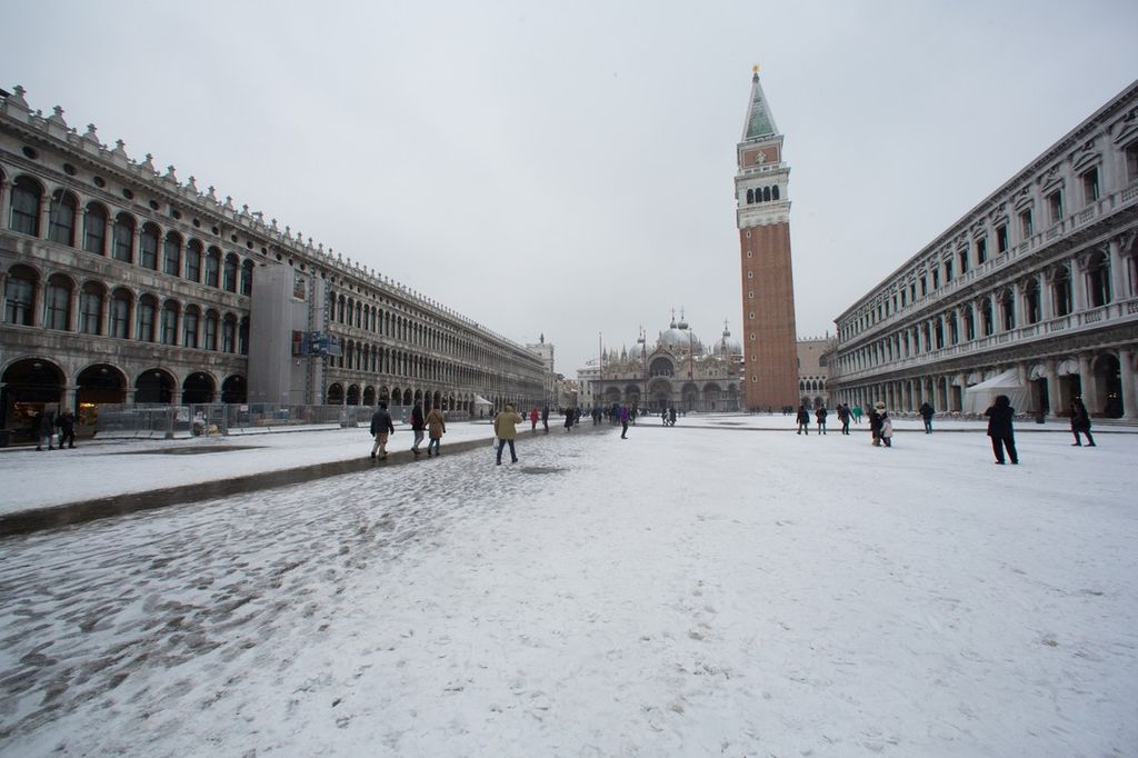 &nbsp;Venezia innevata