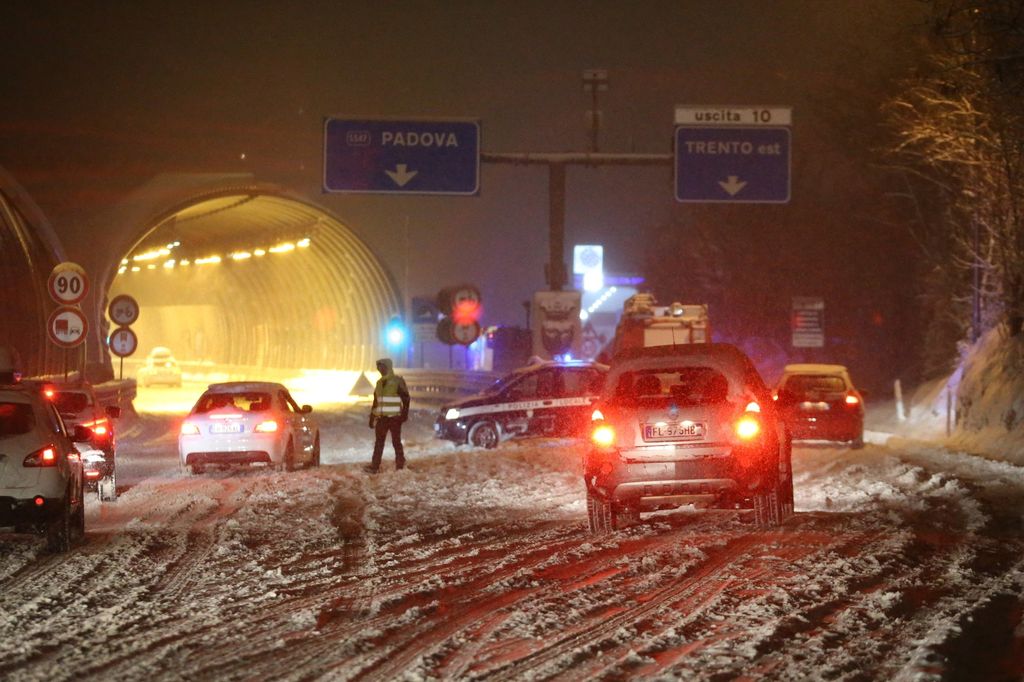 &nbsp;Neve sulla A22