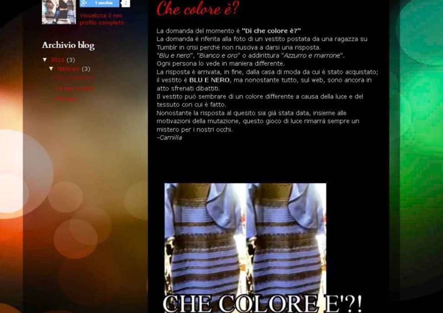 Foto di vestito diventa virale e fa impazzire il web, "di che colore e'?"
