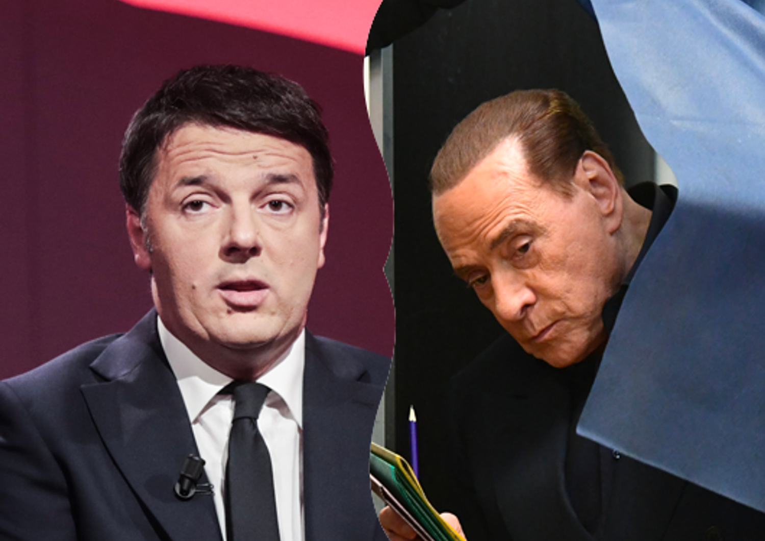 Renzi, Berlusconi (AGF-AFP)