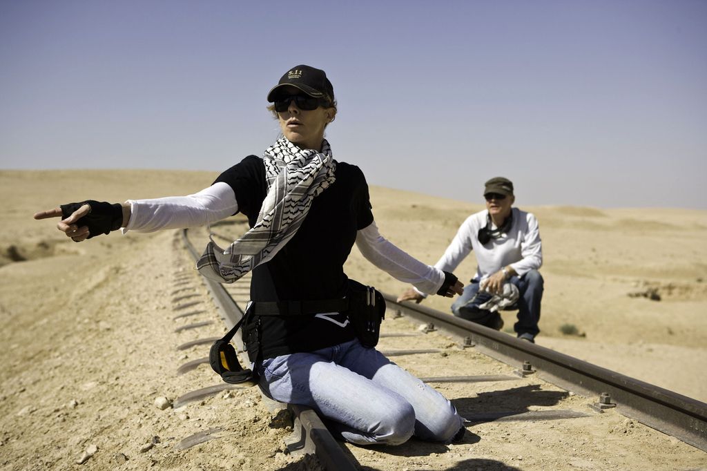 Kathryn Bigelow durane le riprese di &quot;The Hurt Locker&quot;, 2009&nbsp;