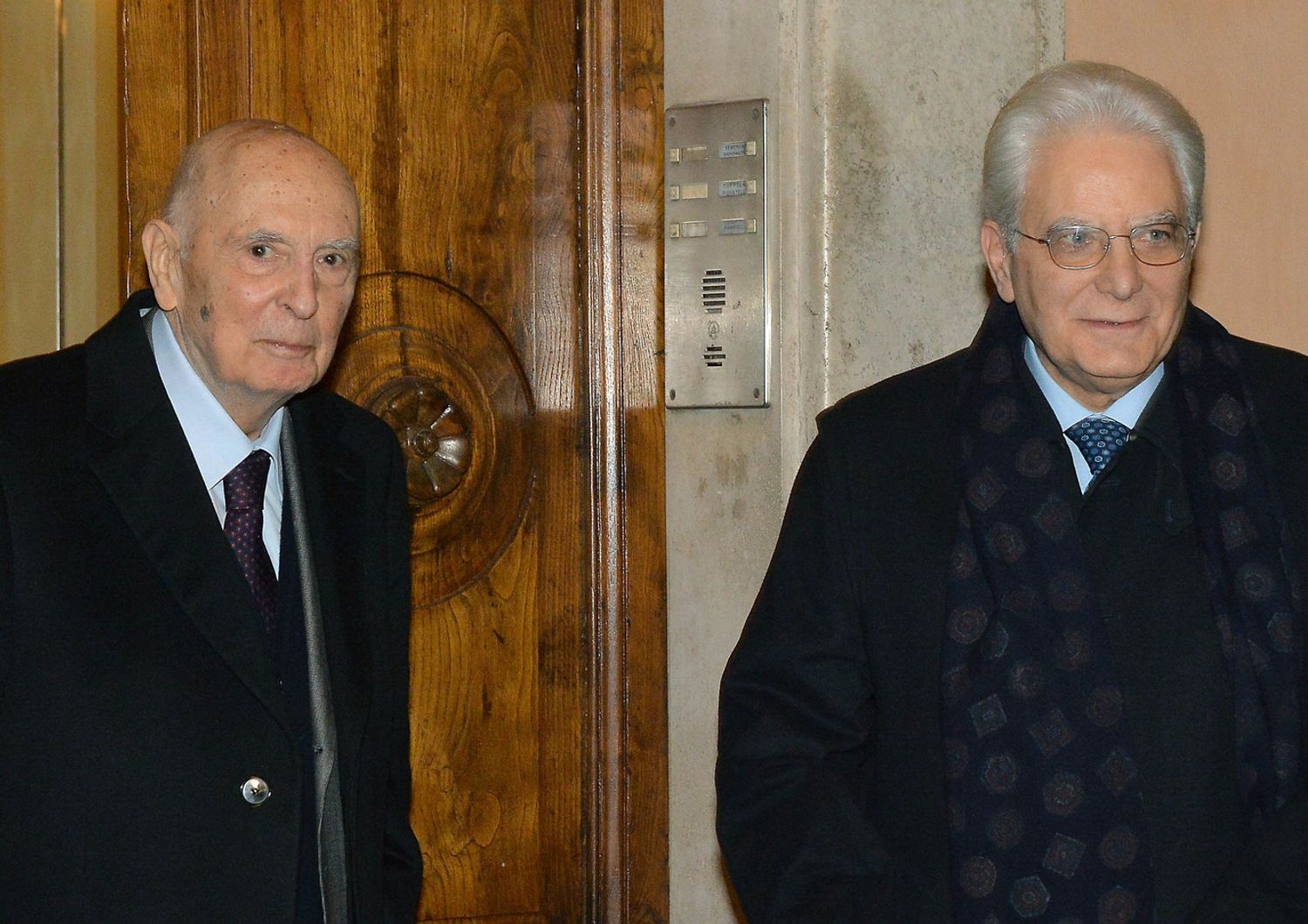 &nbsp;Giorgio Napolitano e Sergio Mattarella