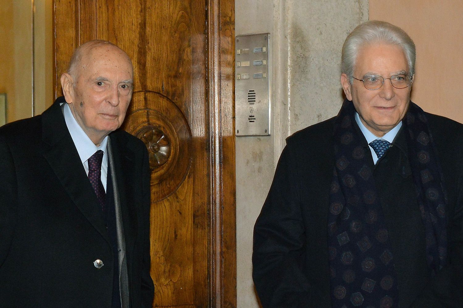 &nbsp;Giorgio Napolitano e Sergio Mattarella