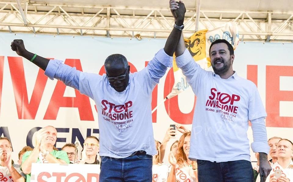 &nbsp;Tony Iwobi e Matteo Salvini