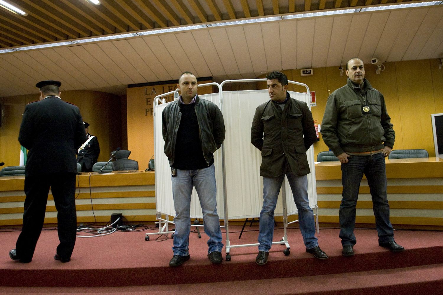 &nbsp;Una deposizione sotto protezione in Tribunale