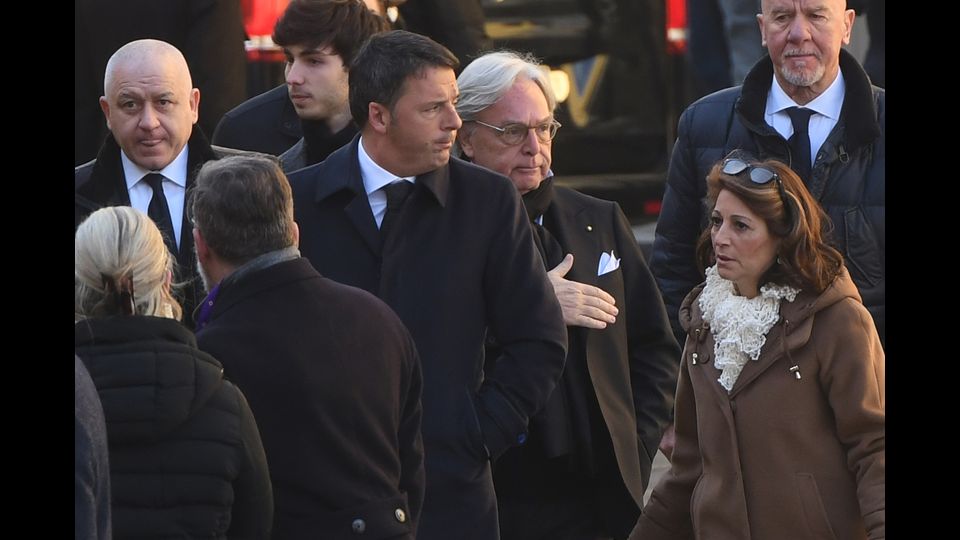 &nbsp;Funerali Astori - Matteo Renzi e Diego Della Valle&nbsp;
