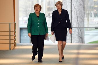 Angela - Merkel - Theresa May (Afp)&nbsp;