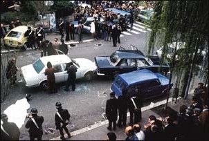 &nbsp;Via Fani, l'onorevole Moro viene rapito dalle BR, il luogo dell'attentato