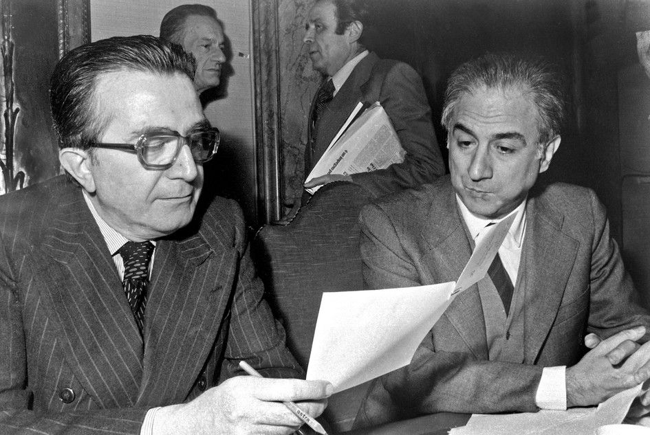 &nbsp;Giulio Andreotti e Francesco Cossiga
