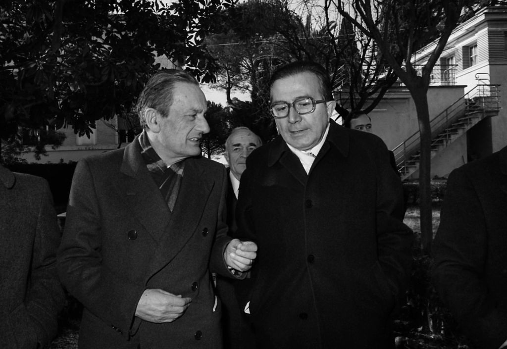 &nbsp;Giulio Andreotti  e Benigno Zaccagnini