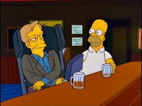 &nbsp;Stephen Hawking in una celebre puntata dei Simpson