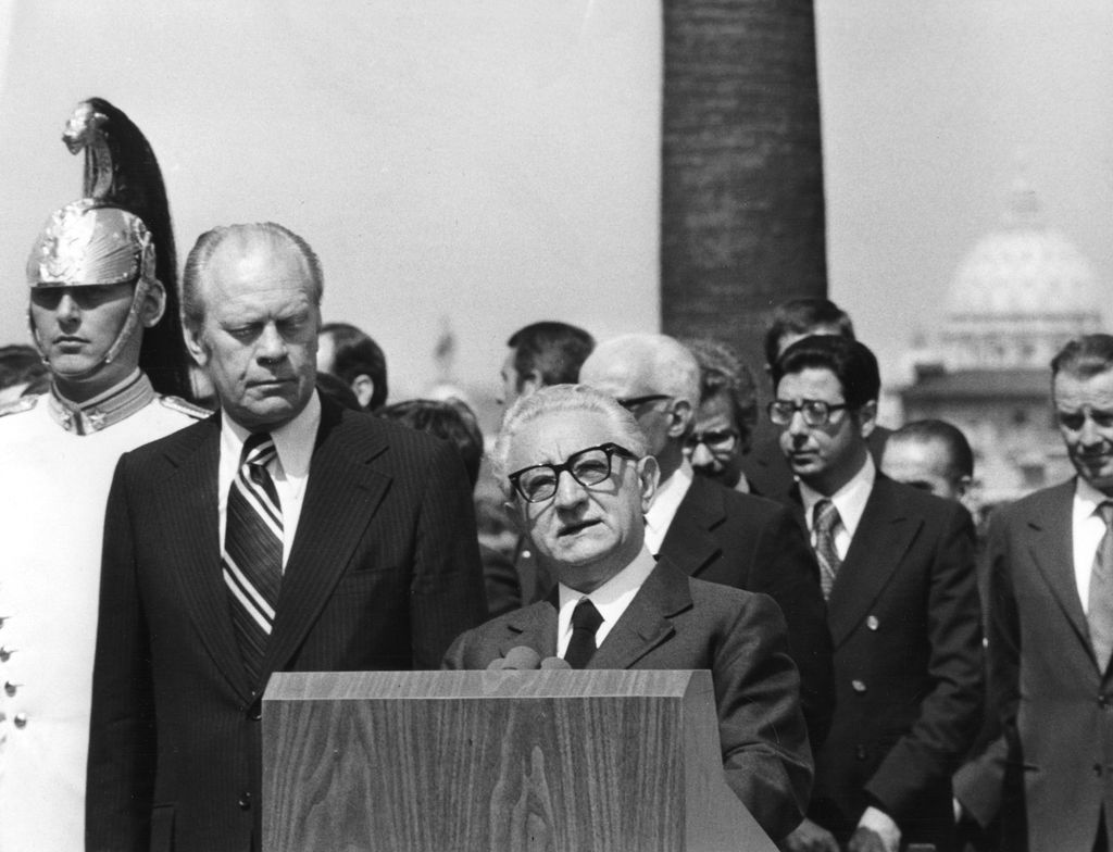 &nbsp;L'allora presidente della Repubblica Giovanni Leone