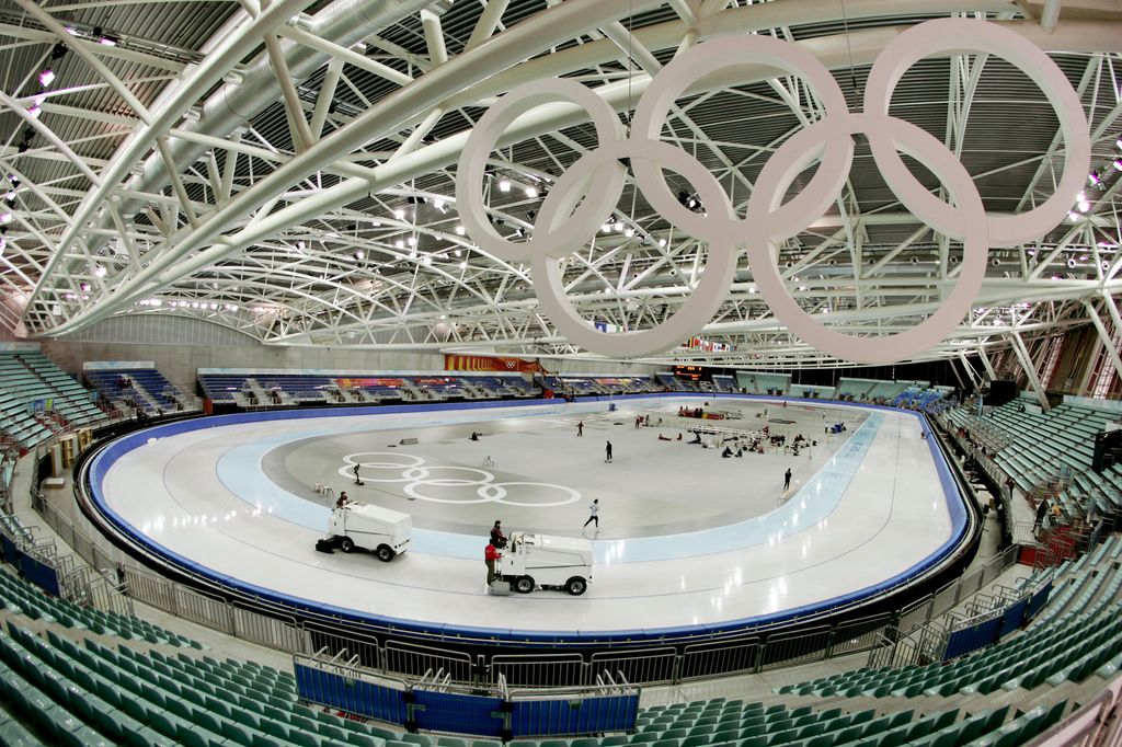 L'Oval, la pista olimpica di pattinaggio di velocit&agrave;, Torino 2006&nbsp;