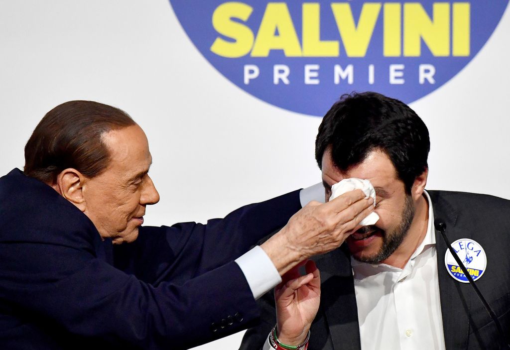&nbsp;Silvio Berlusconi e Matteo Salvini