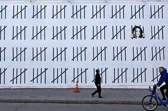 &nbsp;L'omoaggio di Bansky a&nbsp;Zehra&nbsp;Doğan su un muro di New York