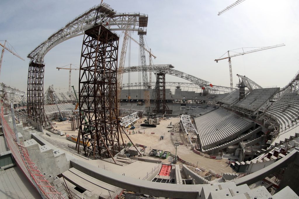 &nbsp;Costruzione di uno stadio in Qatar per i mondiali del 2020