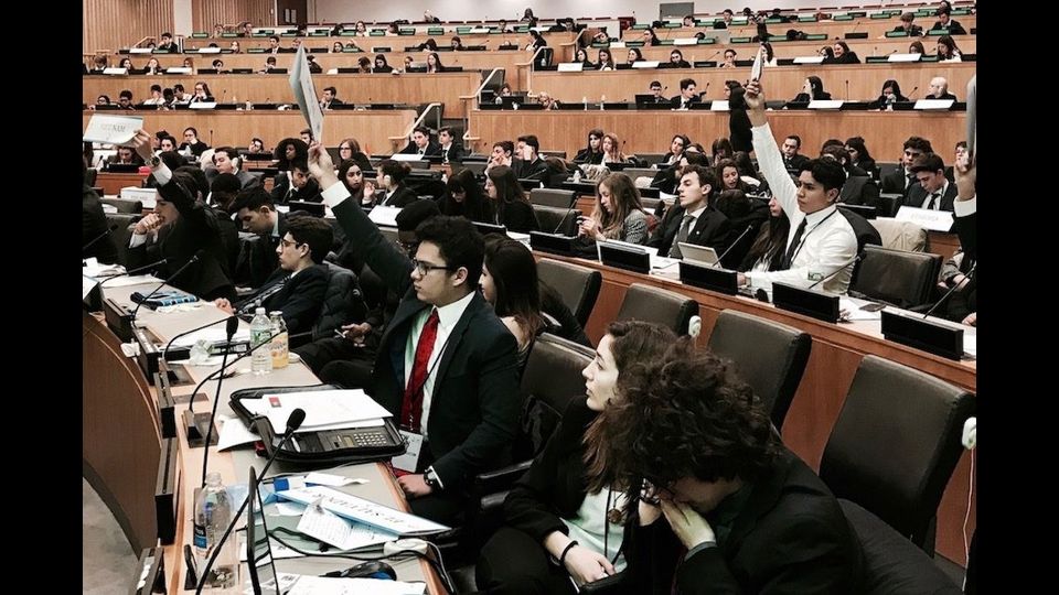 &nbsp;I delegati di Change the World al Palazzo di Vetro dell'Onu