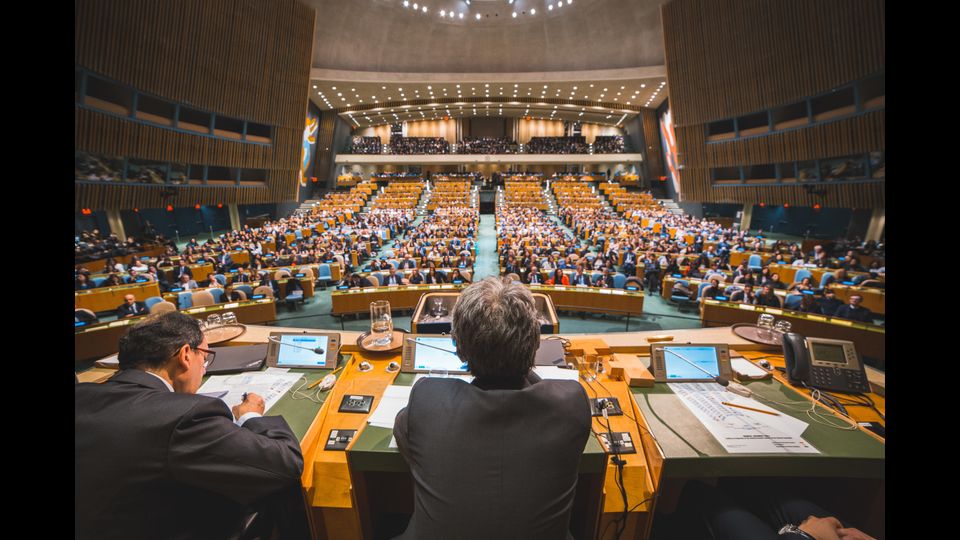 &nbsp; I delegati di Change the World al Palazzo di Vetro dell'Onu