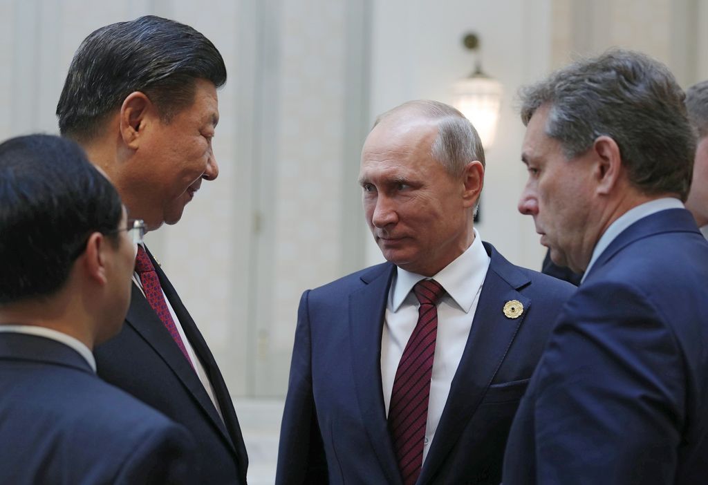 &nbsp;Xi Jinping e Vladimir Putin lo scorso novembre al vertice di cooperazione economica dell'area del Pacifico