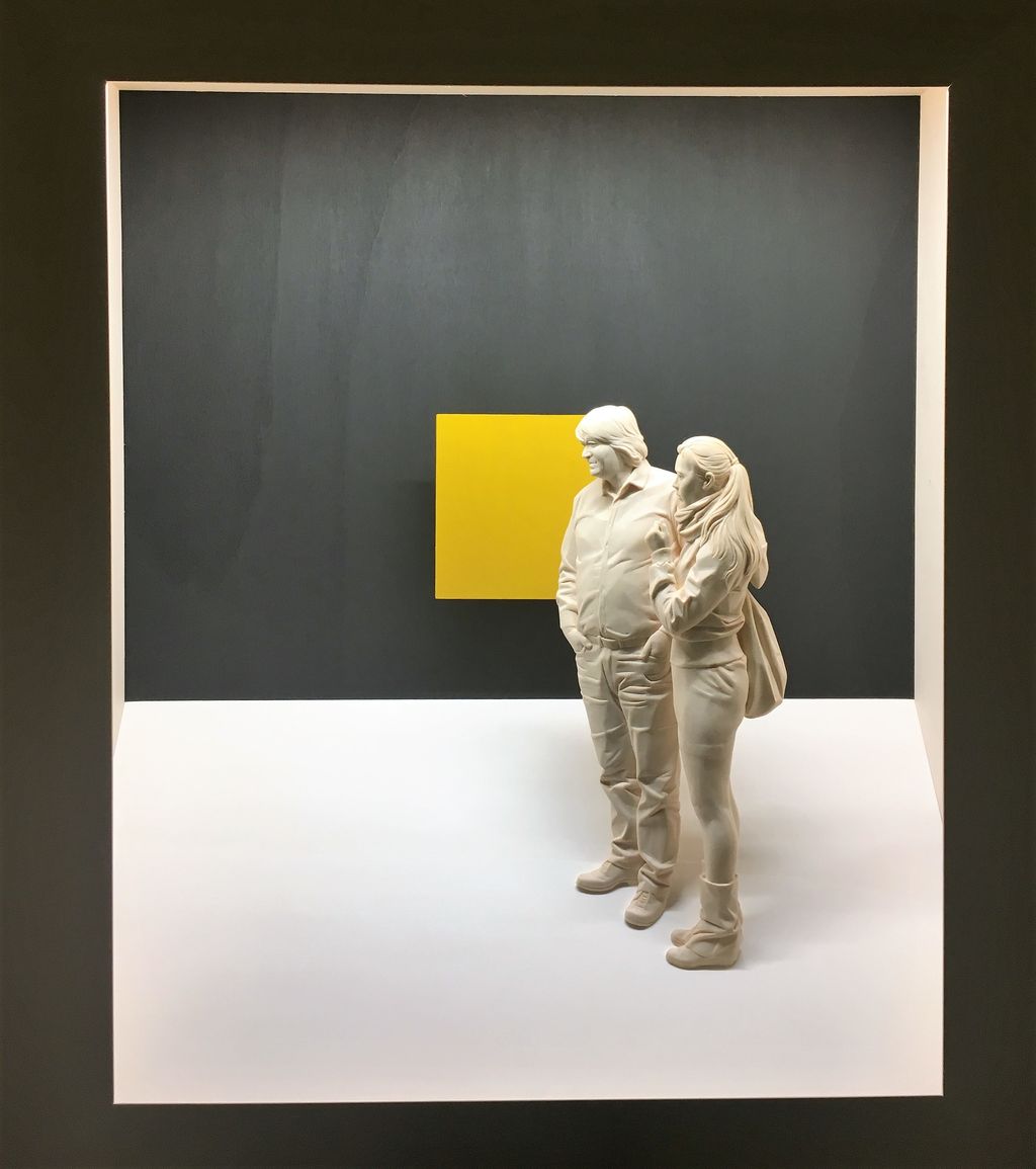 &nbsp;Una scultura di Peter Demetz