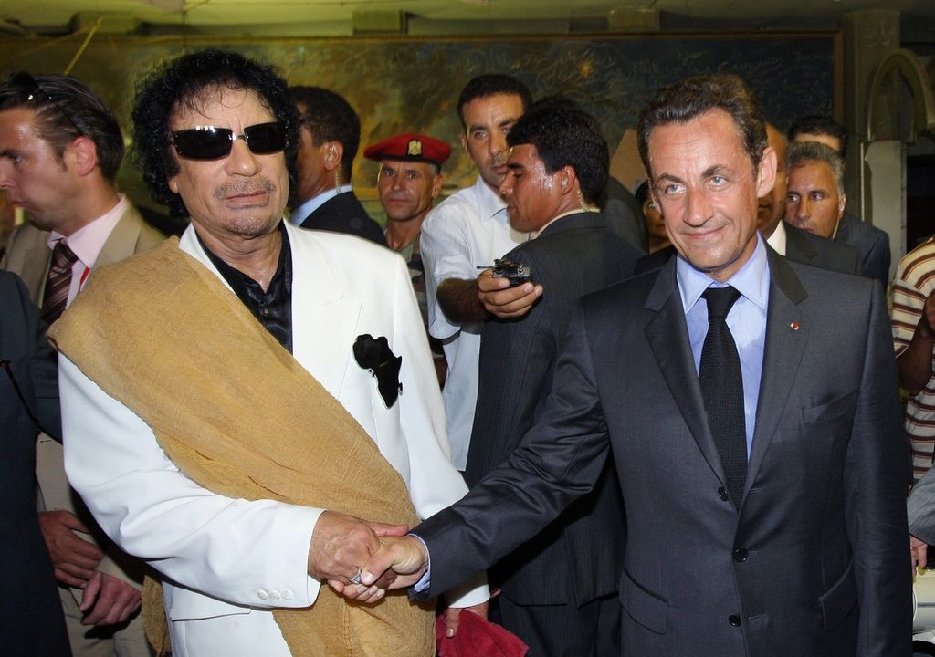 &nbsp;Gheddafi incontra Sarkozy il 25 luglio 2007