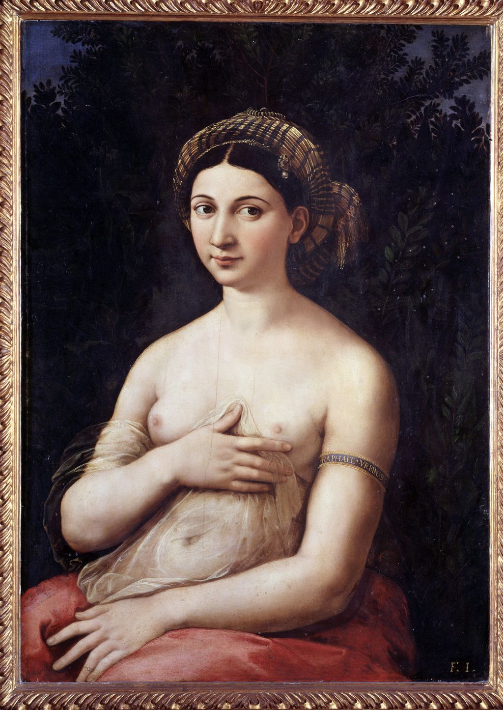&nbsp;'Ritratto di giovane donna (La Fornarina)', Raffaello