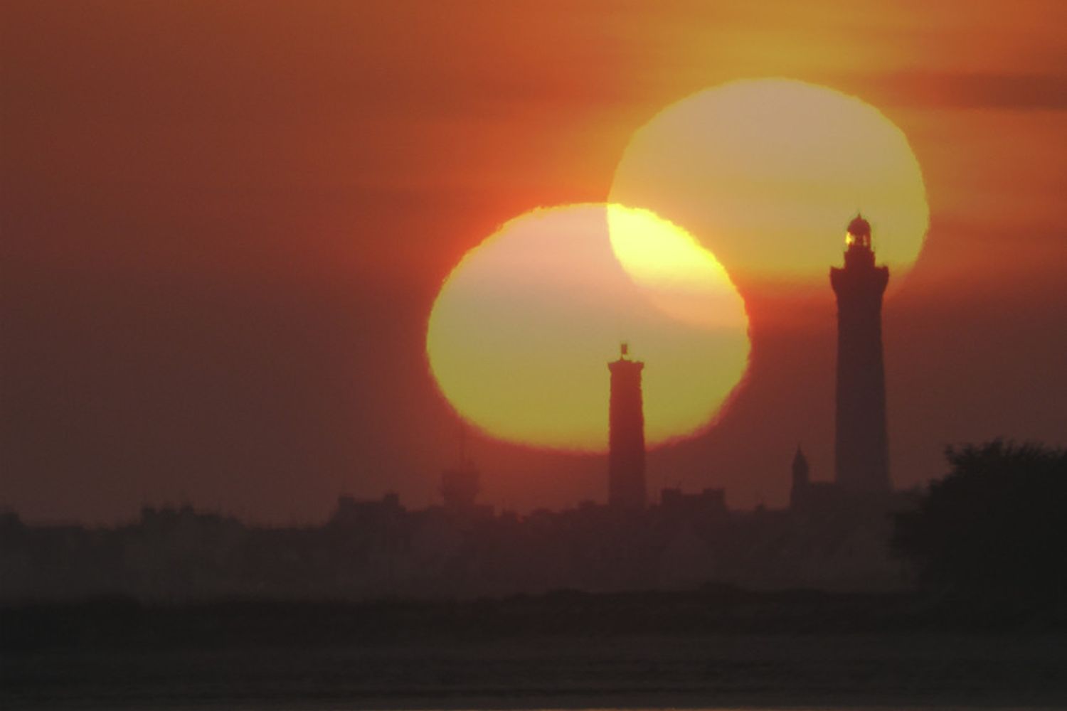 &nbsp;Il tramonto nella sera dell'equinozio di Primavera