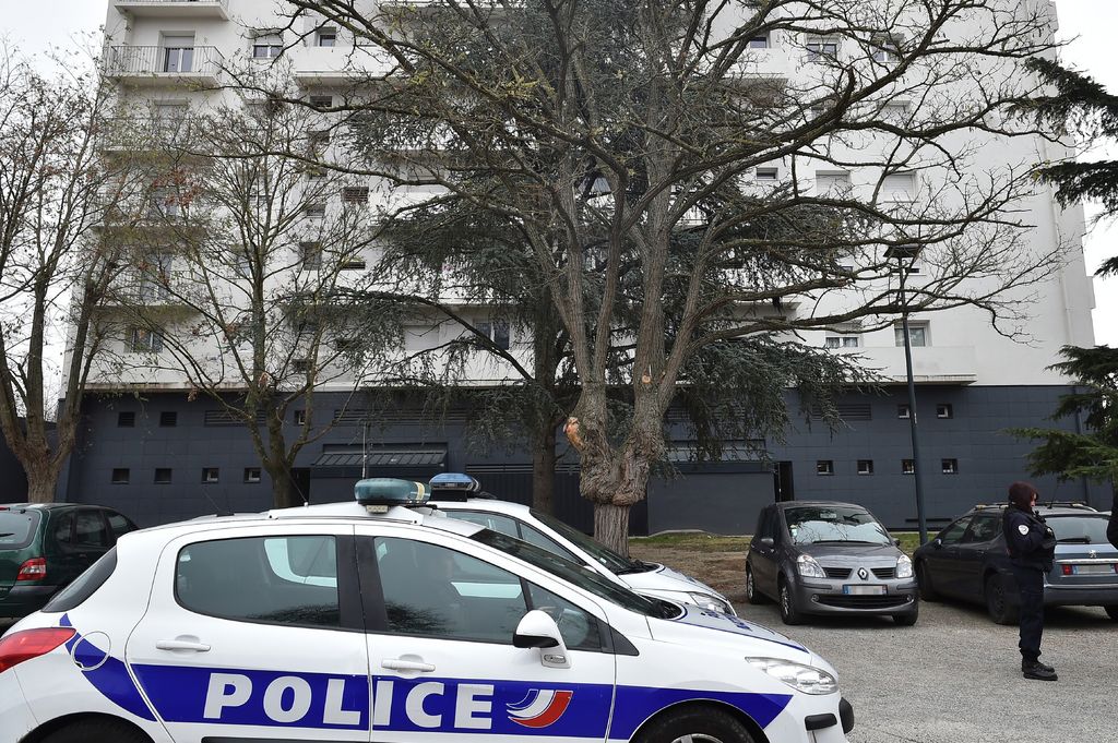 &nbsp;Un'auto della polizia francese