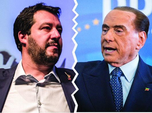 Salvini, Berlusconi (AGF)