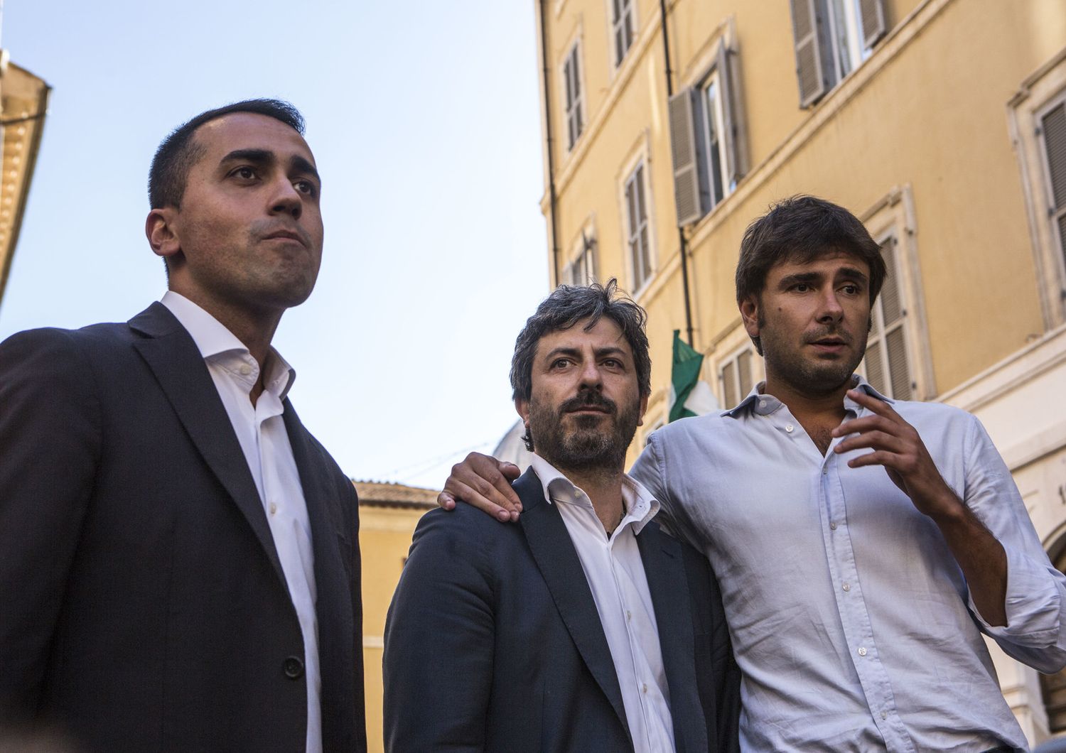 &nbsp;Luigi Di Maio, Roberto Fico e Alessandro Di Battista