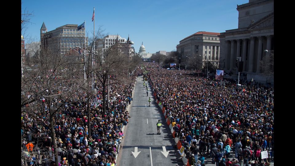 &nbsp;La manifestazione vista dall'alto