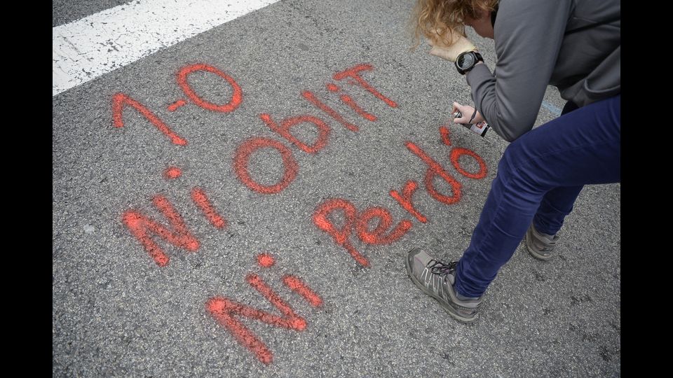 Manifestazione a Barcellona contro fermo in Germania di Carles Puigdemont &nbsp;