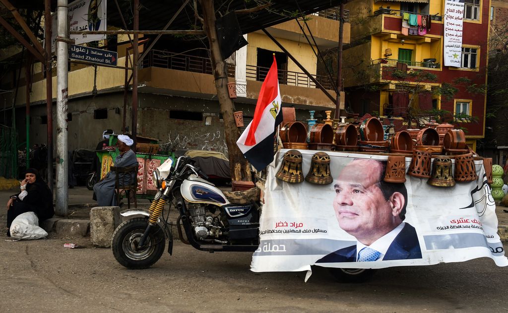 &nbsp;Propaganda elettorale per Al Sisi in Egitto
