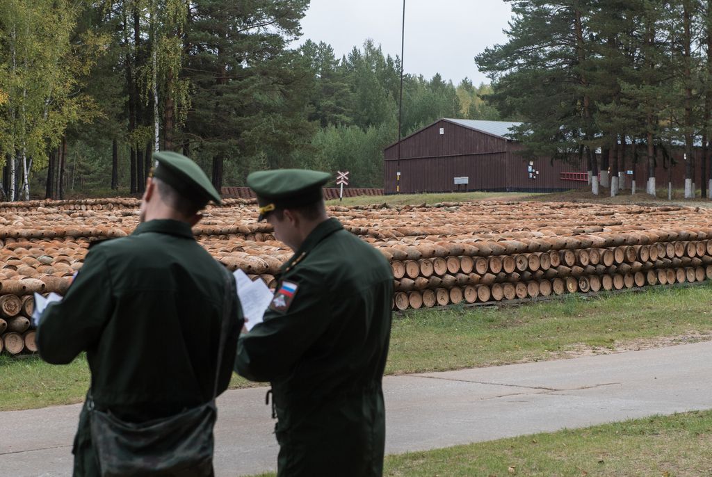Un deposito di munizioni chimiche dismesse in Russia