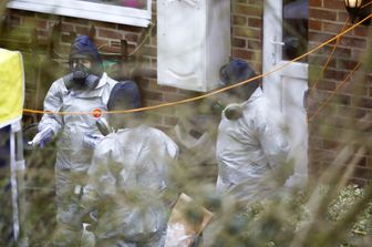 &nbsp;Rilievi nella casa di Skripal