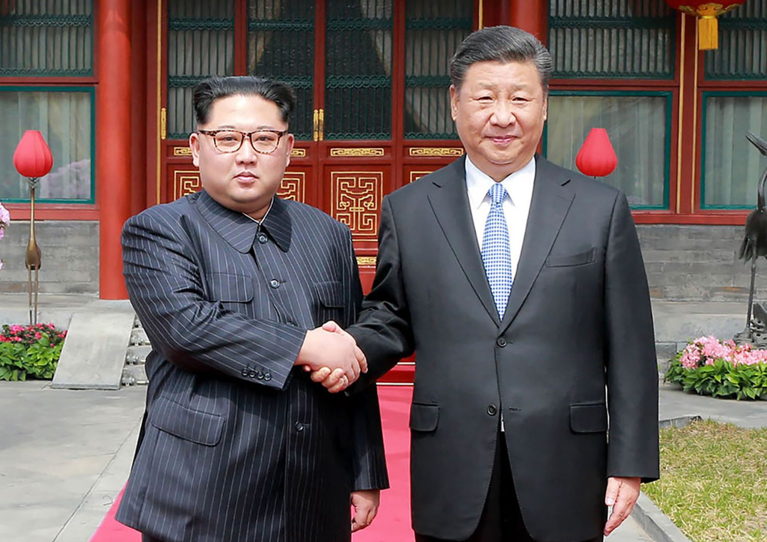&nbsp;Kim Jong-un e Xi Jinping