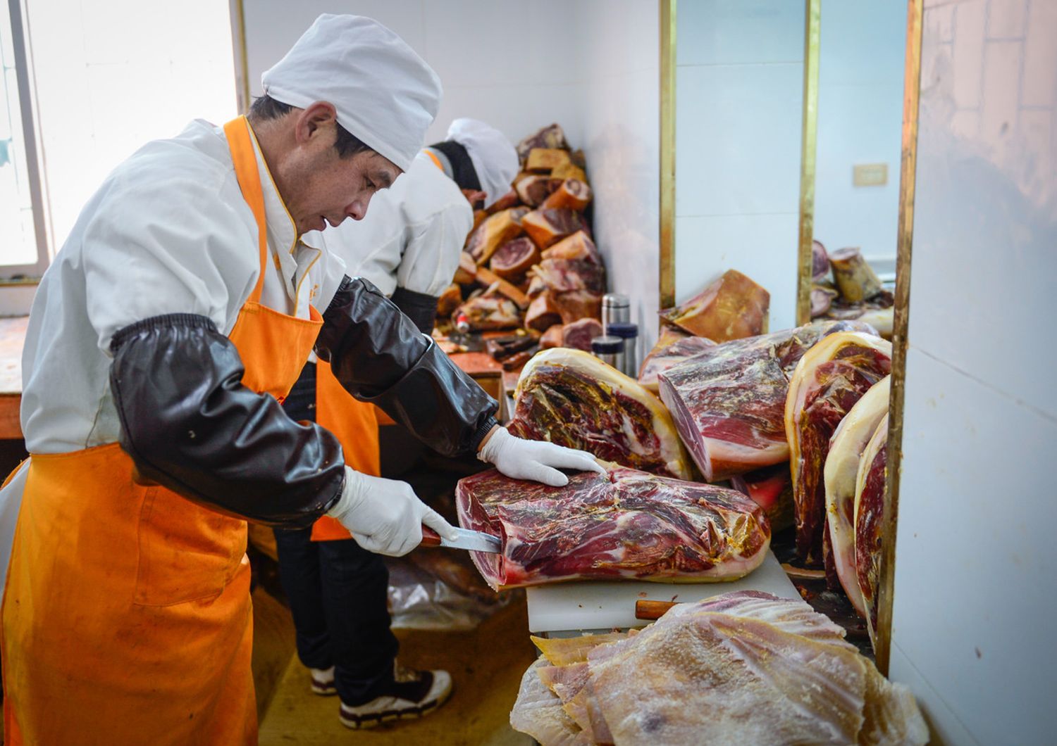 &nbsp; Il prosciutto cinese prodotto a Xuanwei nella provincia di Yunnan