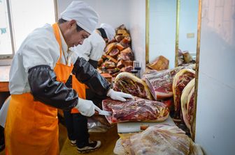 &nbsp; Il prosciutto cinese prodotto a Xuanwei nella provincia di Yunnan
