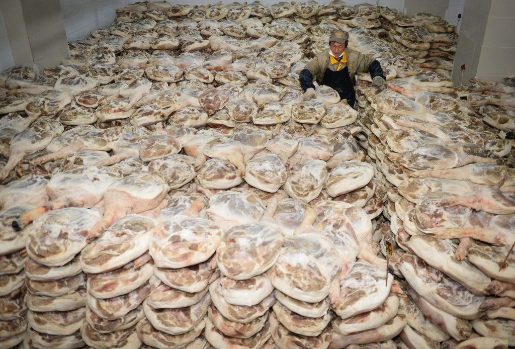 &nbsp; &nbsp;Il prosciutto cinese prodotto a Xuanwei nella provincia di Yunnan