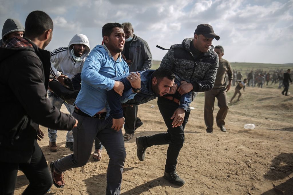 &nbsp;vittime in manifestazione Striscia di Gaza