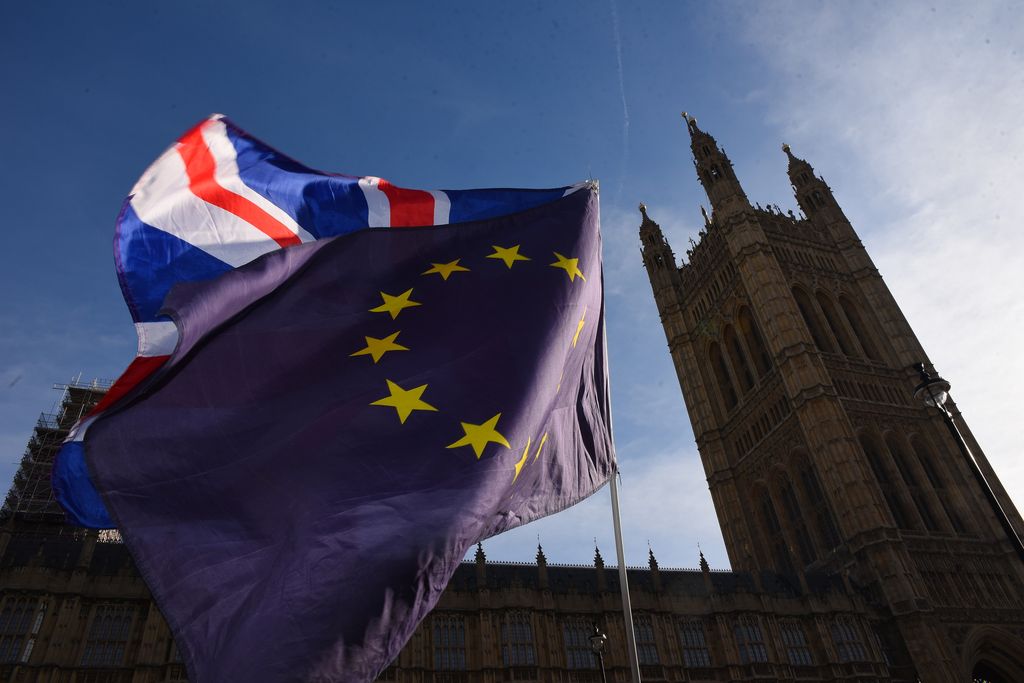 &nbsp;Una manifestazione contro la Brexit nel gennaio del 2018