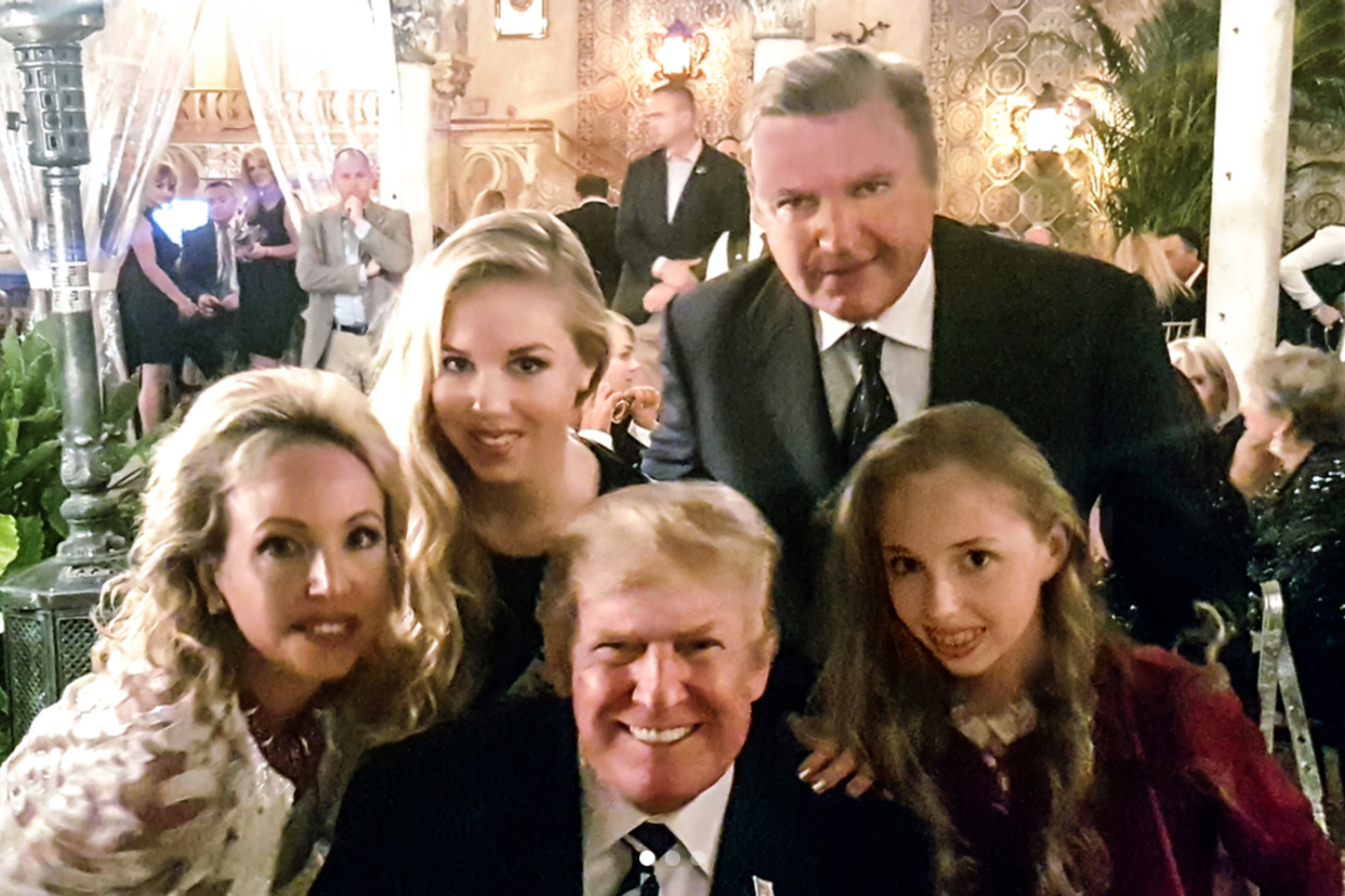 &nbsp;I Borbone con Donald Trump