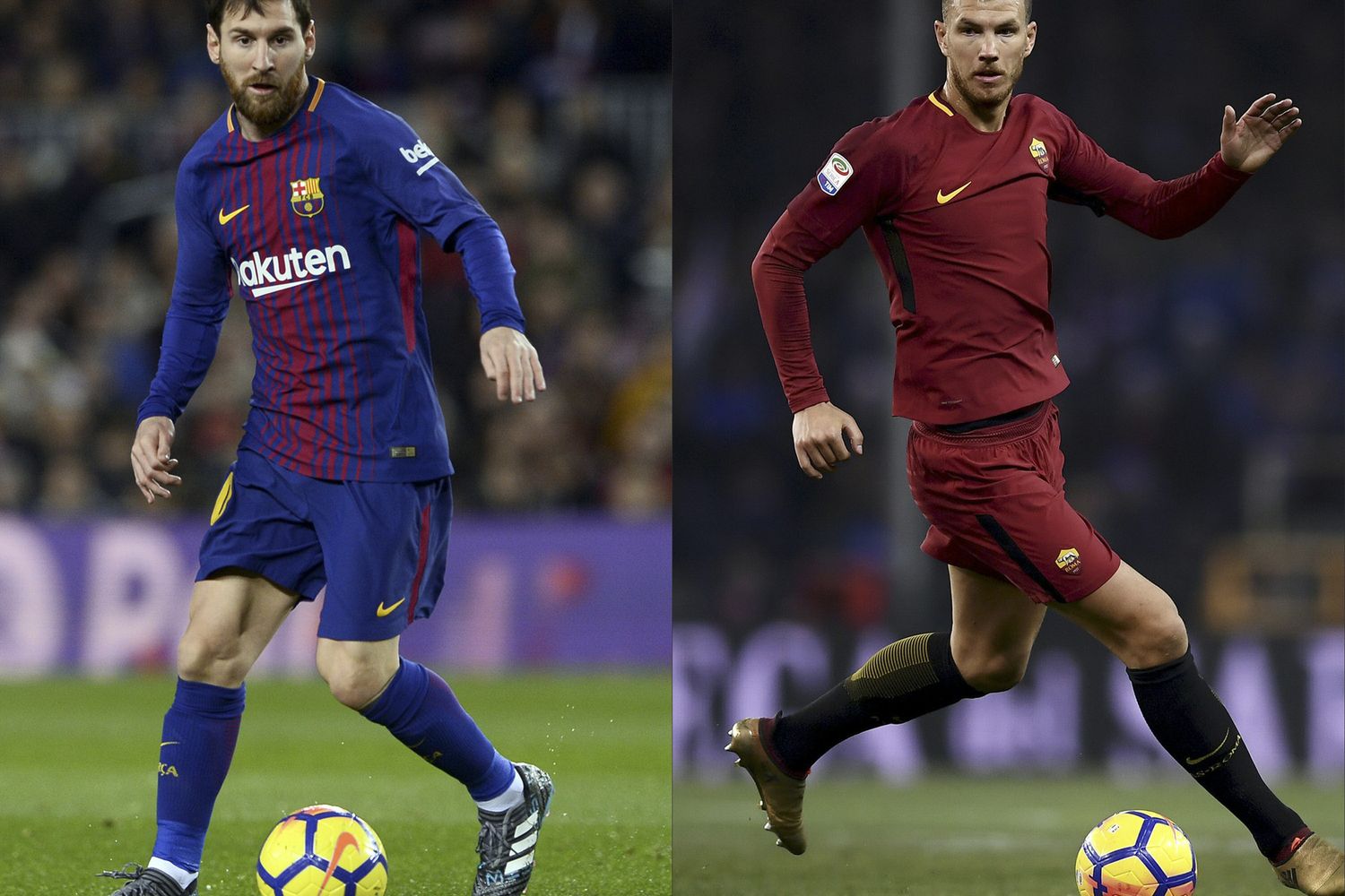 &nbsp;Leo Messi e Edin Dzeko