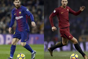 &nbsp;Leo Messi e Edin Dzeko