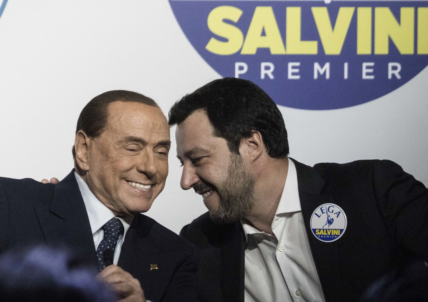 Matto Salvini e Silvio Berlusconi&nbsp;