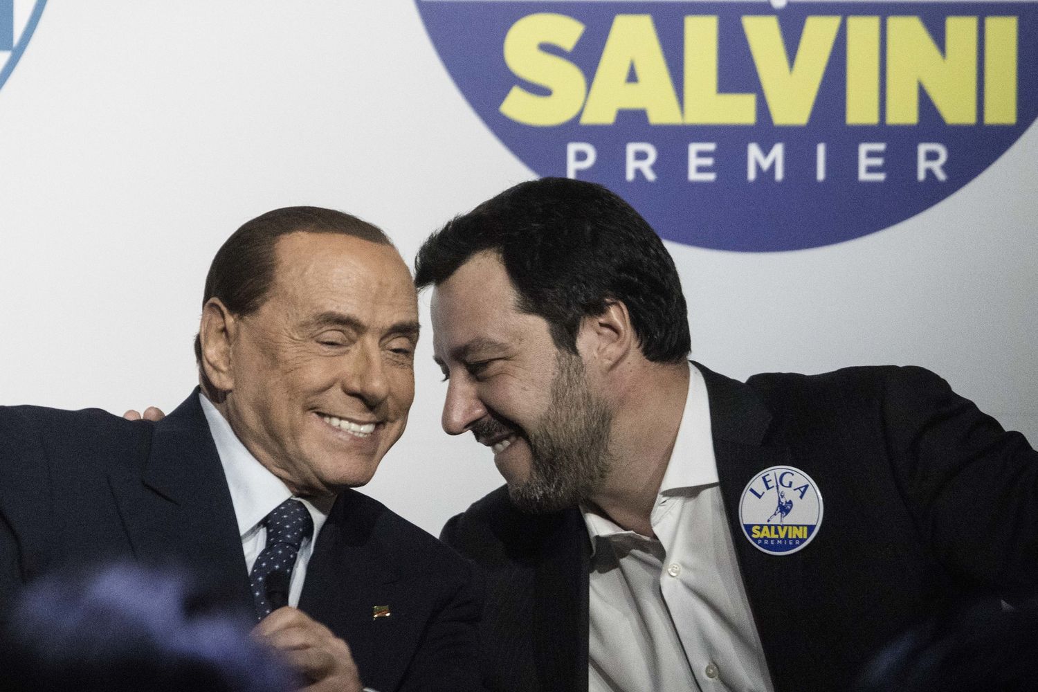 Matto Salvini e Silvio Berlusconi&nbsp;