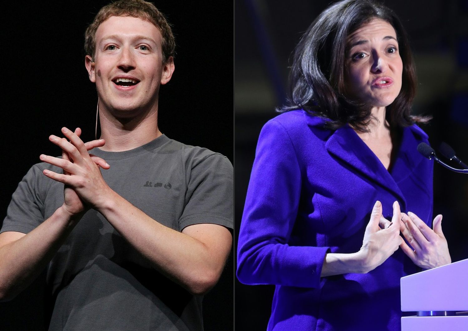 &nbsp;Mark Zuckerberg ,amministratore delegato, e&nbsp;Sheryl Sandberg, direttore operativo di Facebook