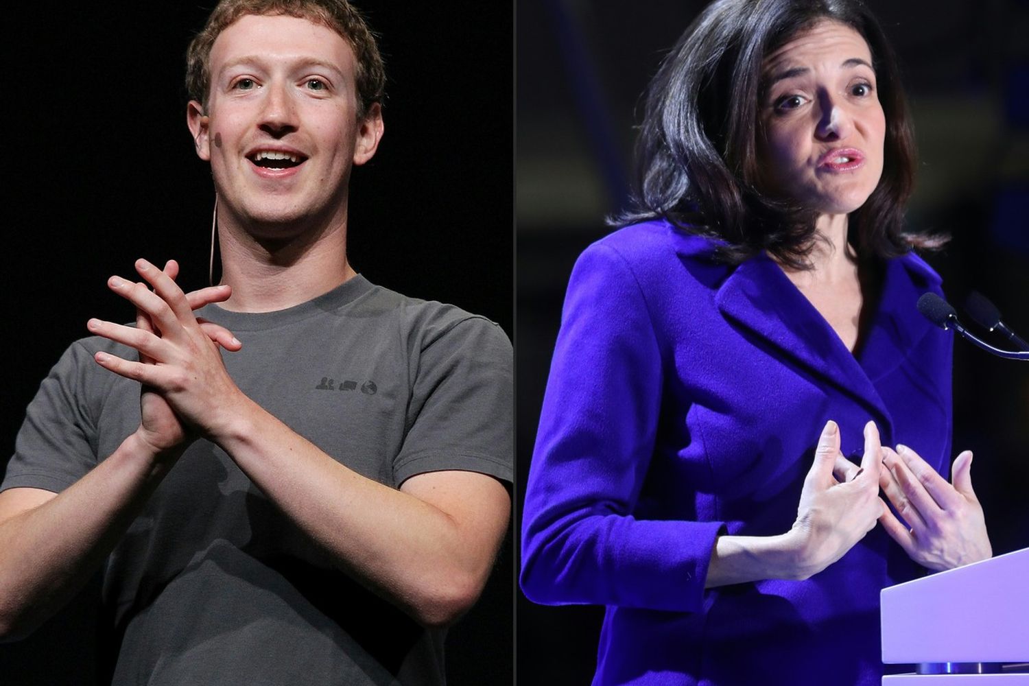&nbsp;Mark Zuckerberg ,amministratore delegato, e&nbsp;Sheryl Sandberg, direttore operativo di Facebook